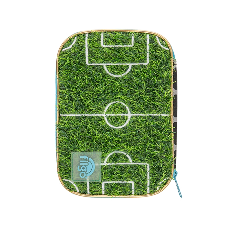 Cartuchera Escolar Filgo 2026 3D Rigid futbol Argentina 2 Pisos Art.CA26-R3D-010